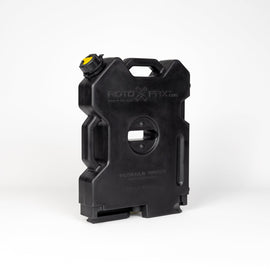 Side view of the 2 Gallon Water container by RotopaX, featuring a sturdy construction and a convenient handle for easy carrying.