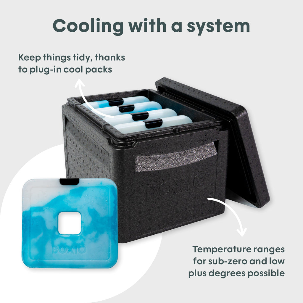 BOXIO COOL PLUS I Passive cooler box with cool packs