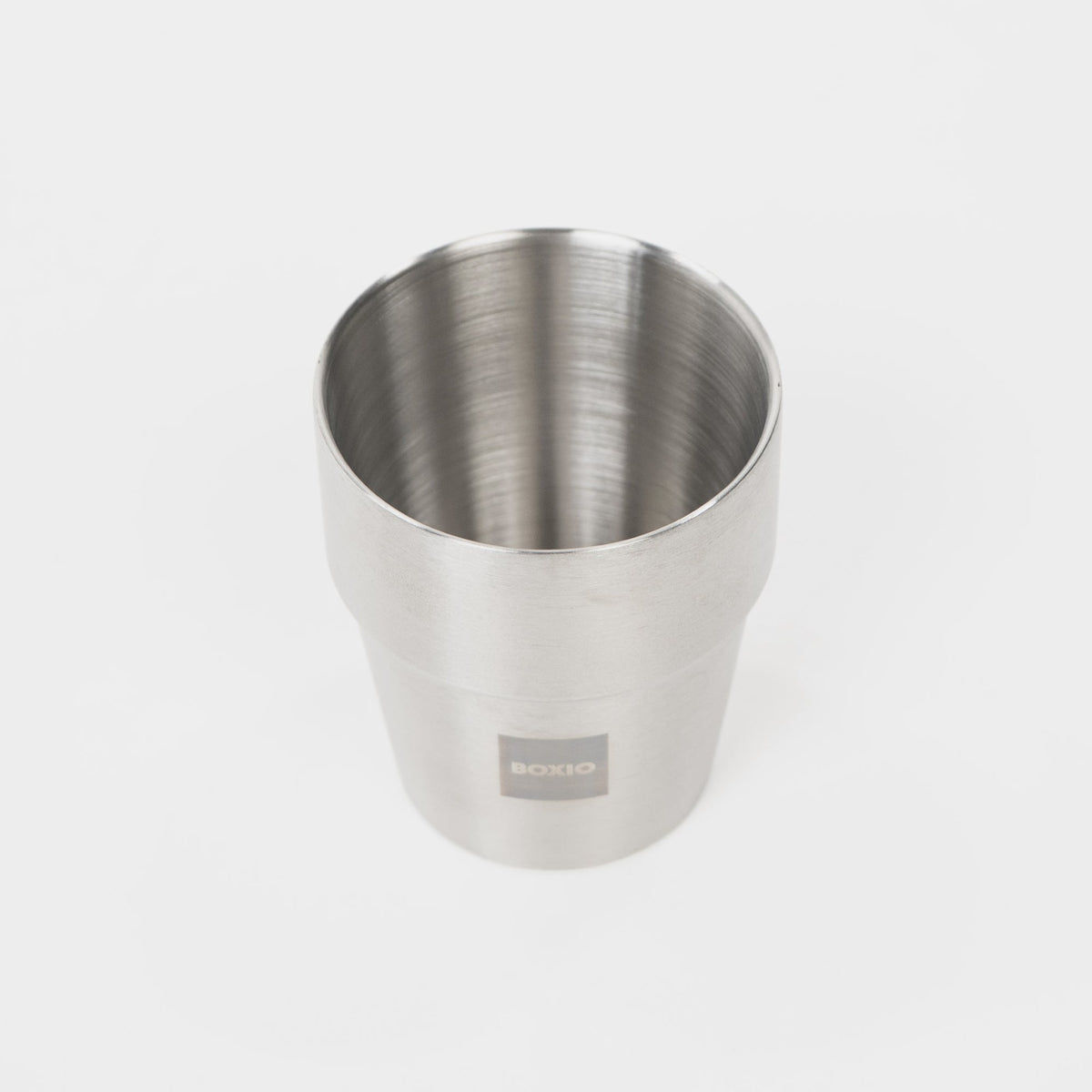 BOXIO CUP I Set of four stackable stainless steel cups