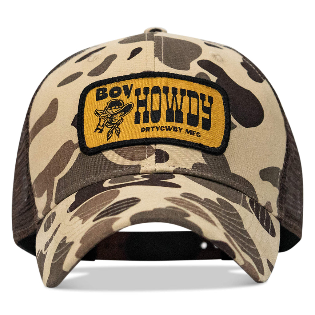 Boy Howdy Western Patch Snapback Hat