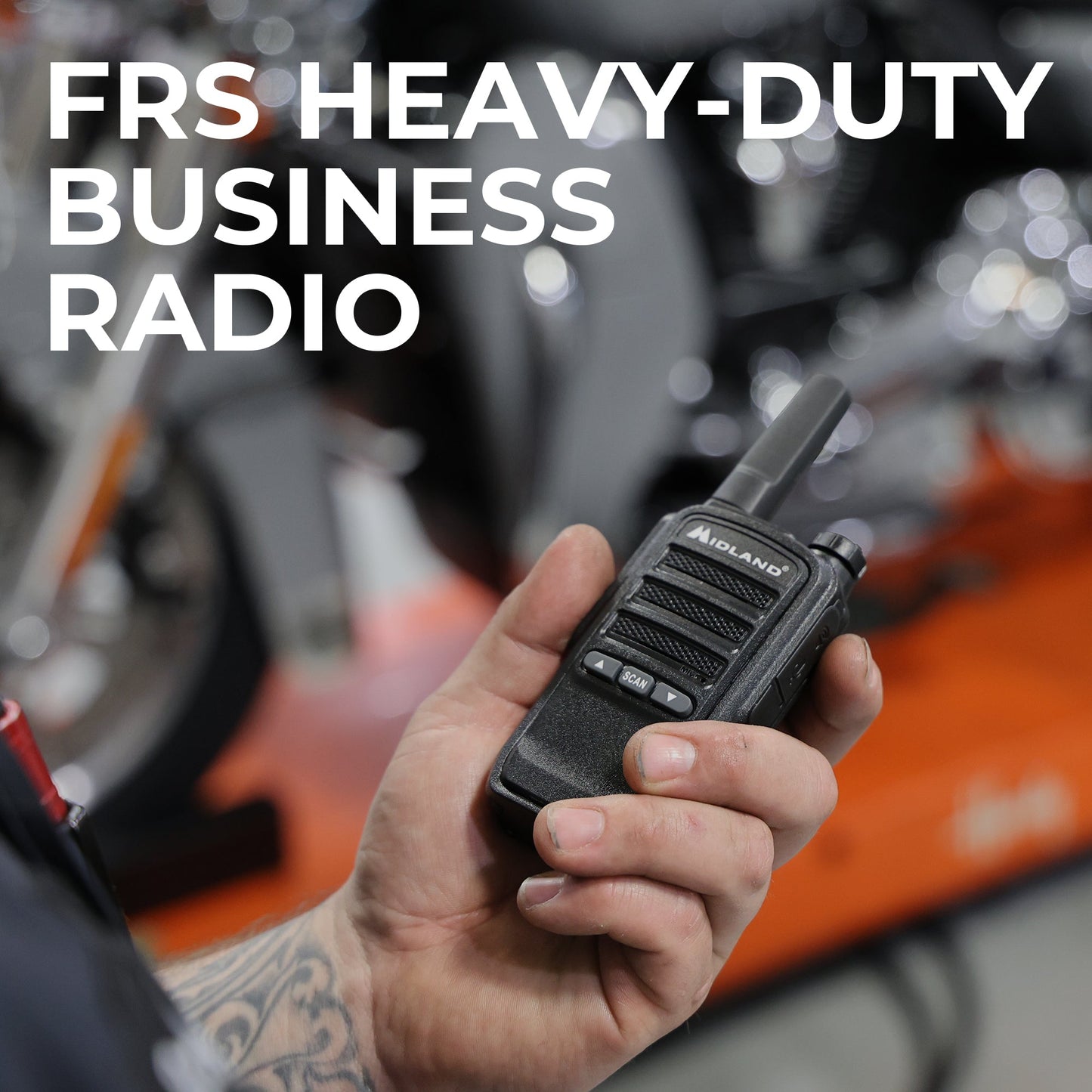 BR10 BizTalk FRS Heavy‑Duty Business Radio 6‑Pack - BR10X6
