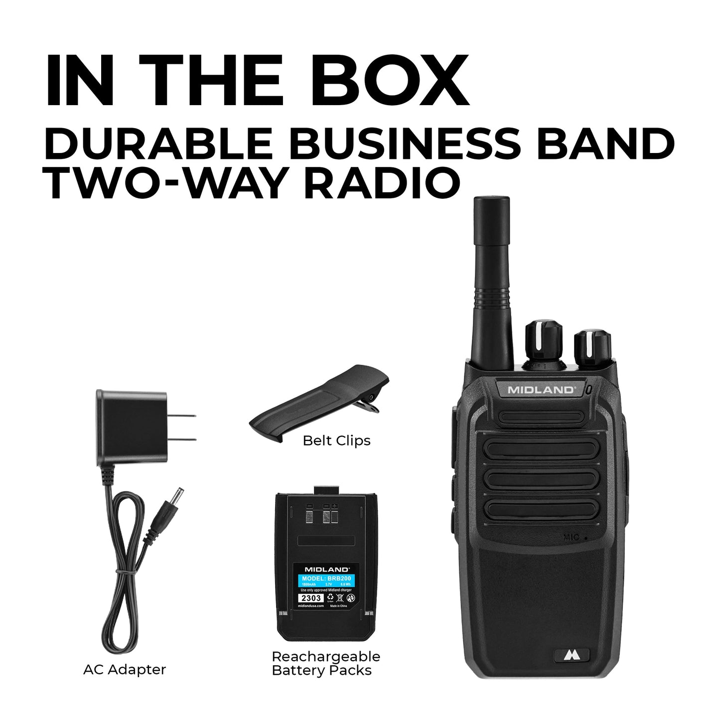 BR200 BizTalk Business Band Two-Way Radio - BR200