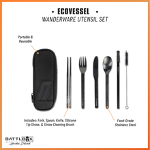 Load image into Gallery viewer, EcoVessel's Wanderware Reusable Stainless Steel Set