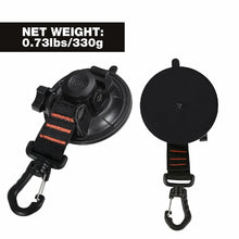 Load image into Gallery viewer, Heavy Duty Suction Cup Anchor with Securing Hook Tie Down