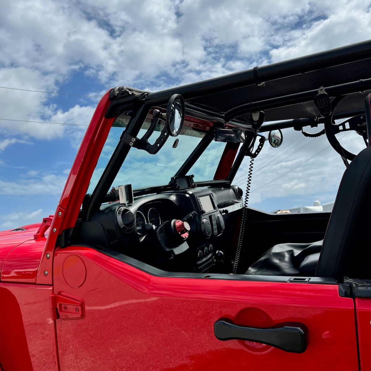 Loop Handle & Mirror Package For Aftermarket Roll Cage and UTV - CMM Offroad
