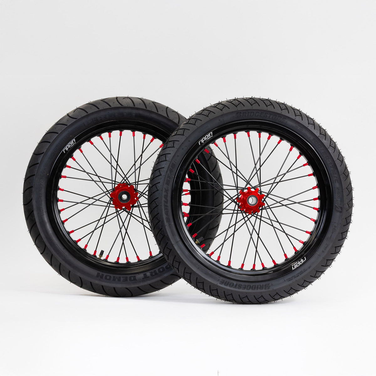 Blackline Ready-to-Ride Supermoto Wheelset for SRPNT Z27 / X8