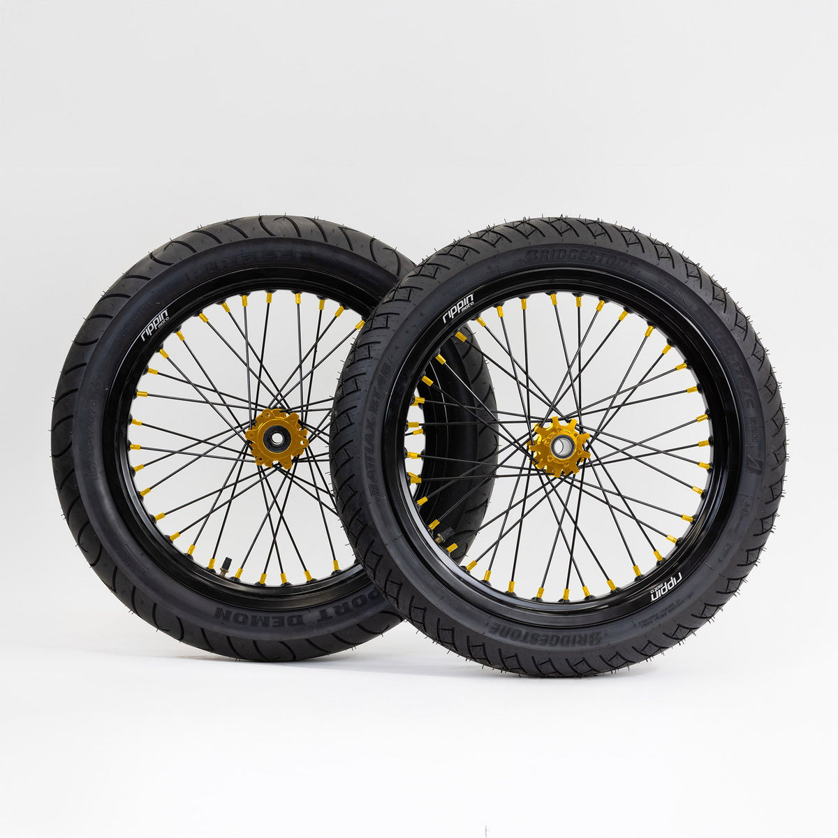 Blackline Ready-to-Ride Supermoto Wheelset for Sur-Ron Light Bee 2