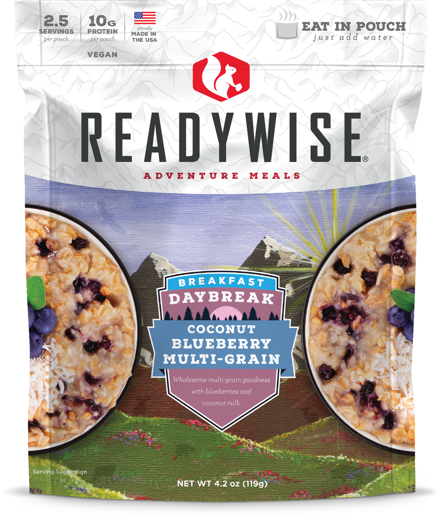 ReadyWise | Daybreak Coconut Blueberry Multi-Grain