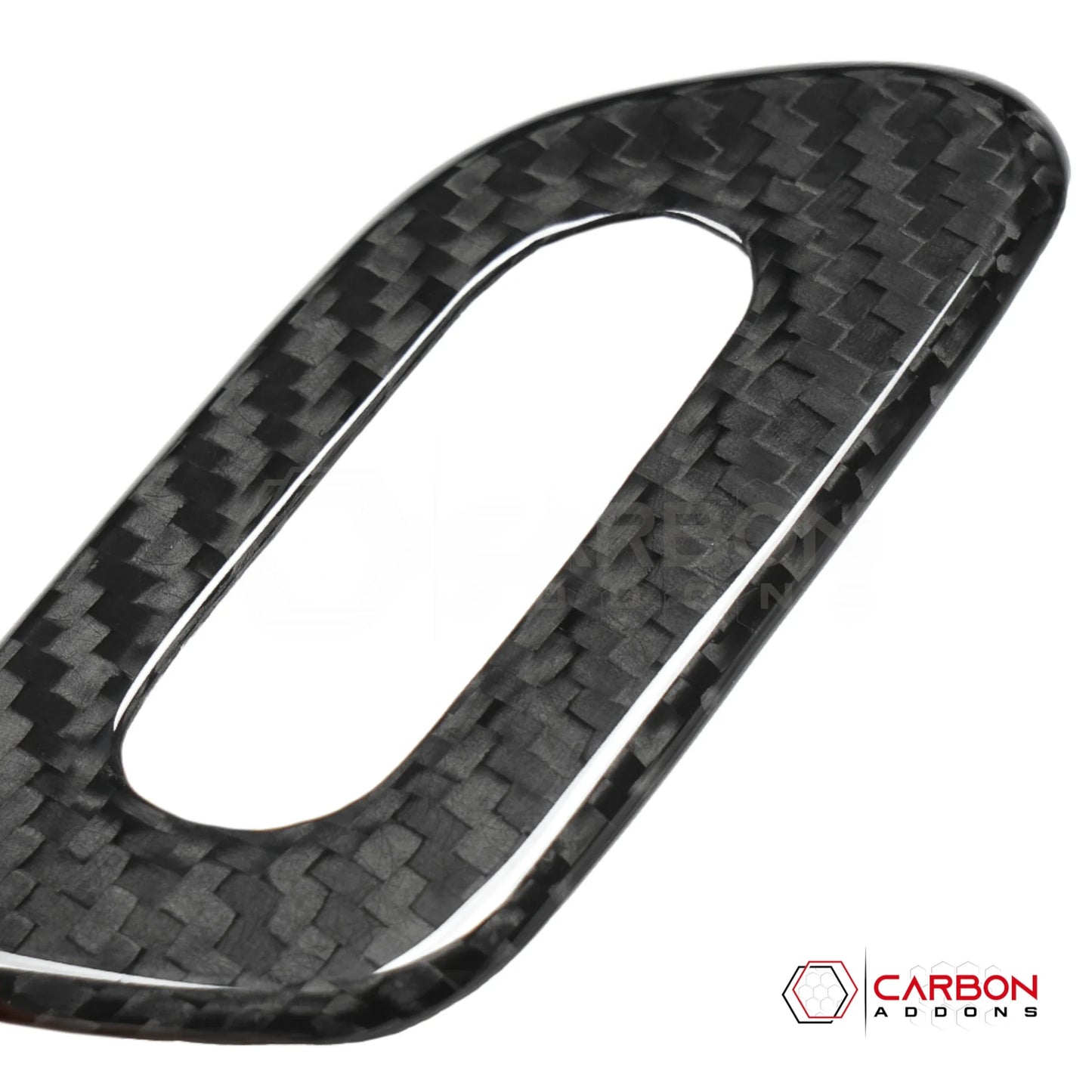 C7/C8 Corvette Real Carbon Fiber Sun Visor Garage Door Opener Trim Cover | 2014-2027
