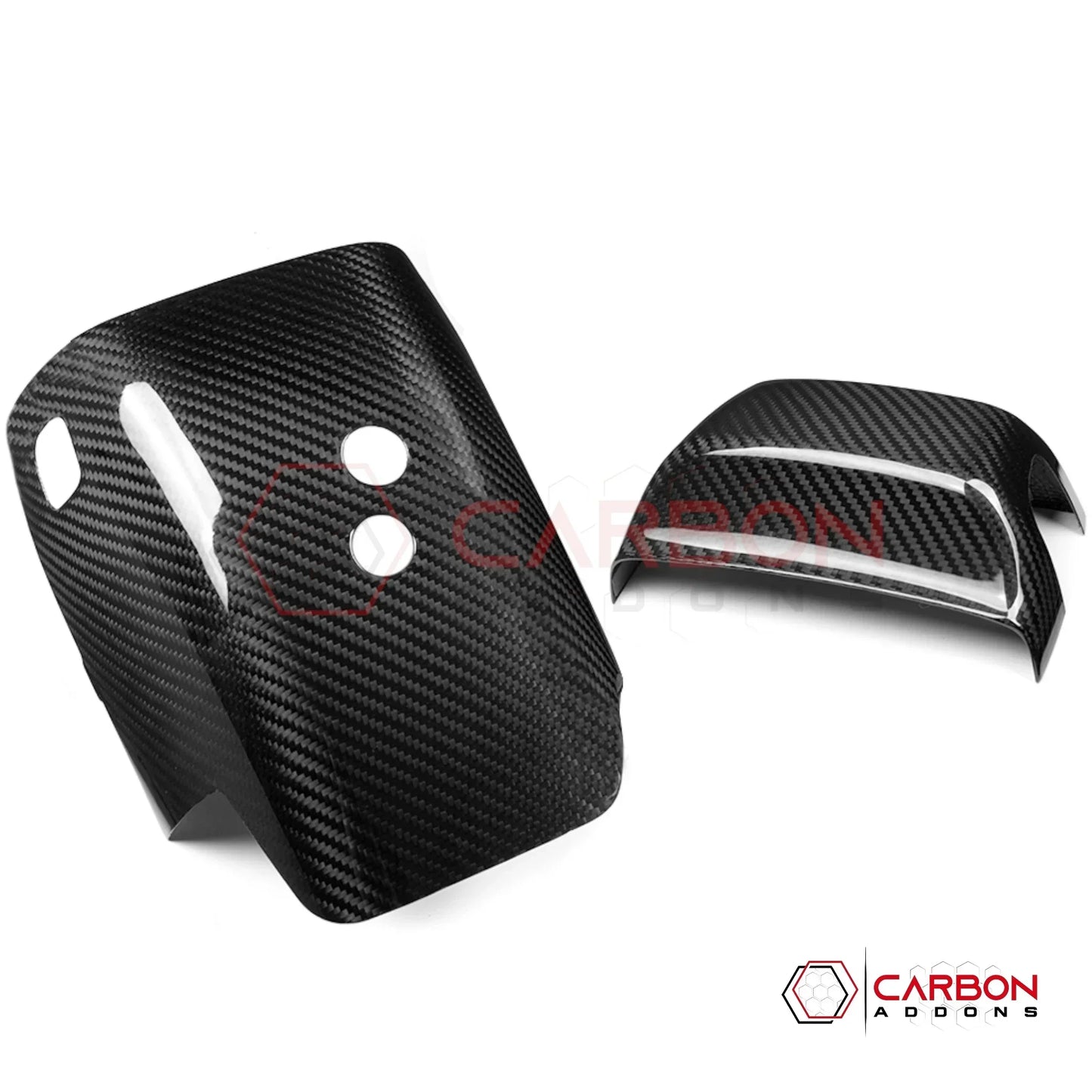 C8 Corvette Real Carbon Fiber Steering Column Trim Cover | Interior Upgrade (2020-2027)