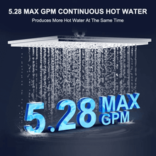 Load image into Gallery viewer, Camplux Instant Indoor Tankless Gas Water Heater 5.28 GPM | Gray