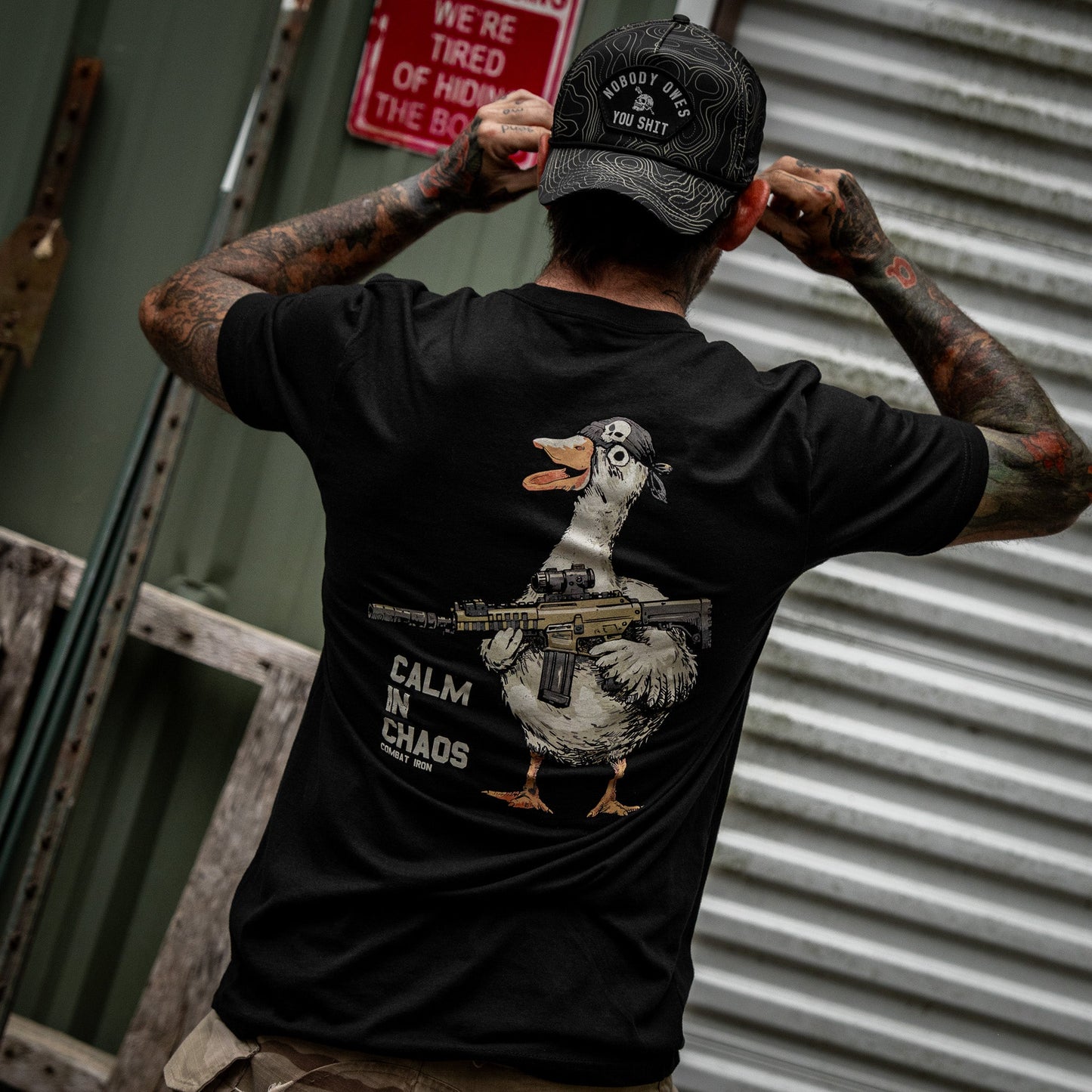 Calm In Chaos Men's T-Shirt