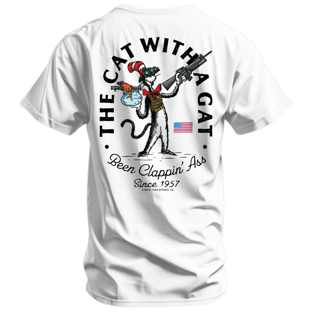 The Cat With A Gat Remix Men's T-Shirt
