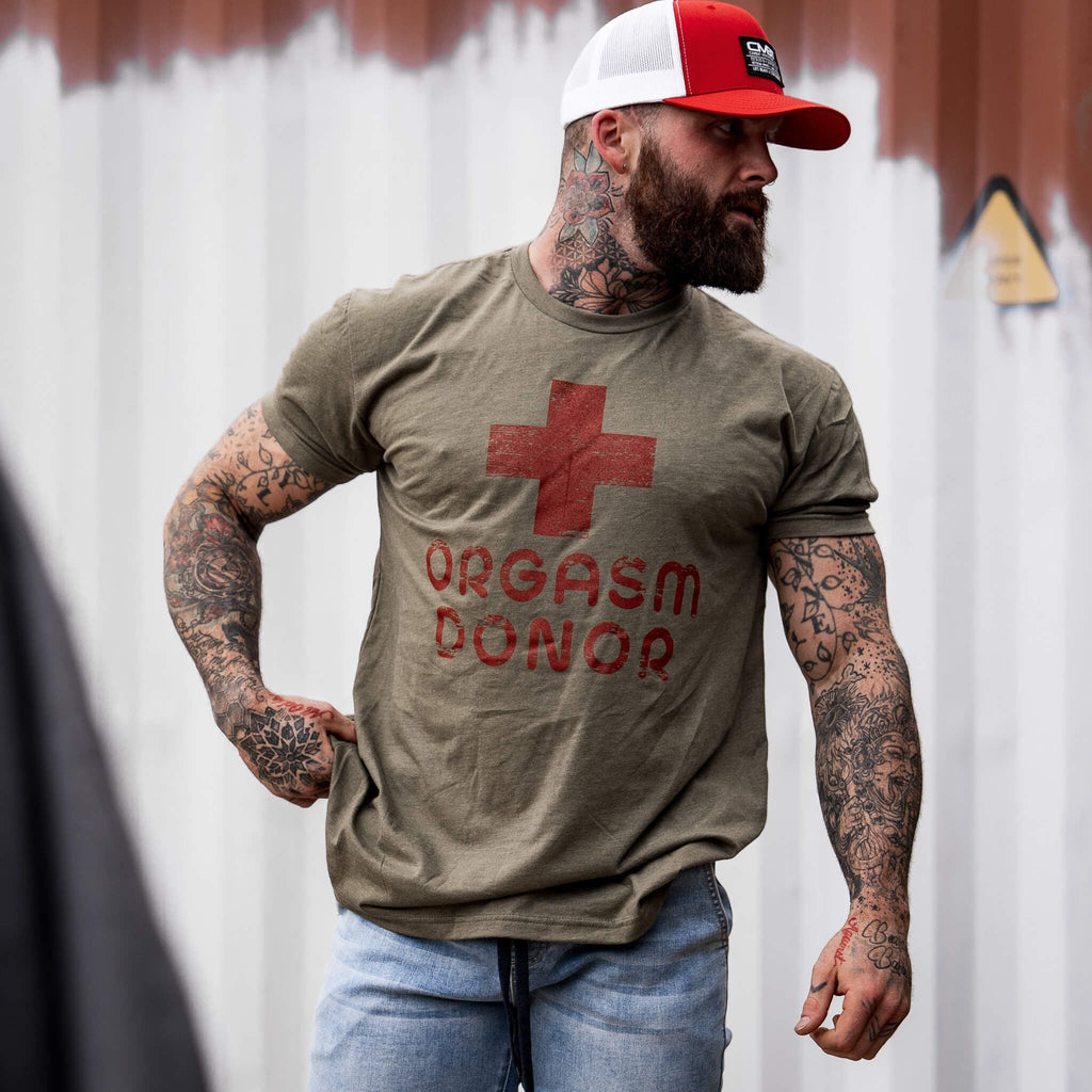 Orgasm Donor Men's T-Shirt