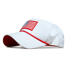 Load image into Gallery viewer, American Flag Patch Weekender Performance Snapback Hat