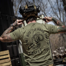 Load image into Gallery viewer, Don't Bite The Hand That Fingers You Men's T-Shirt