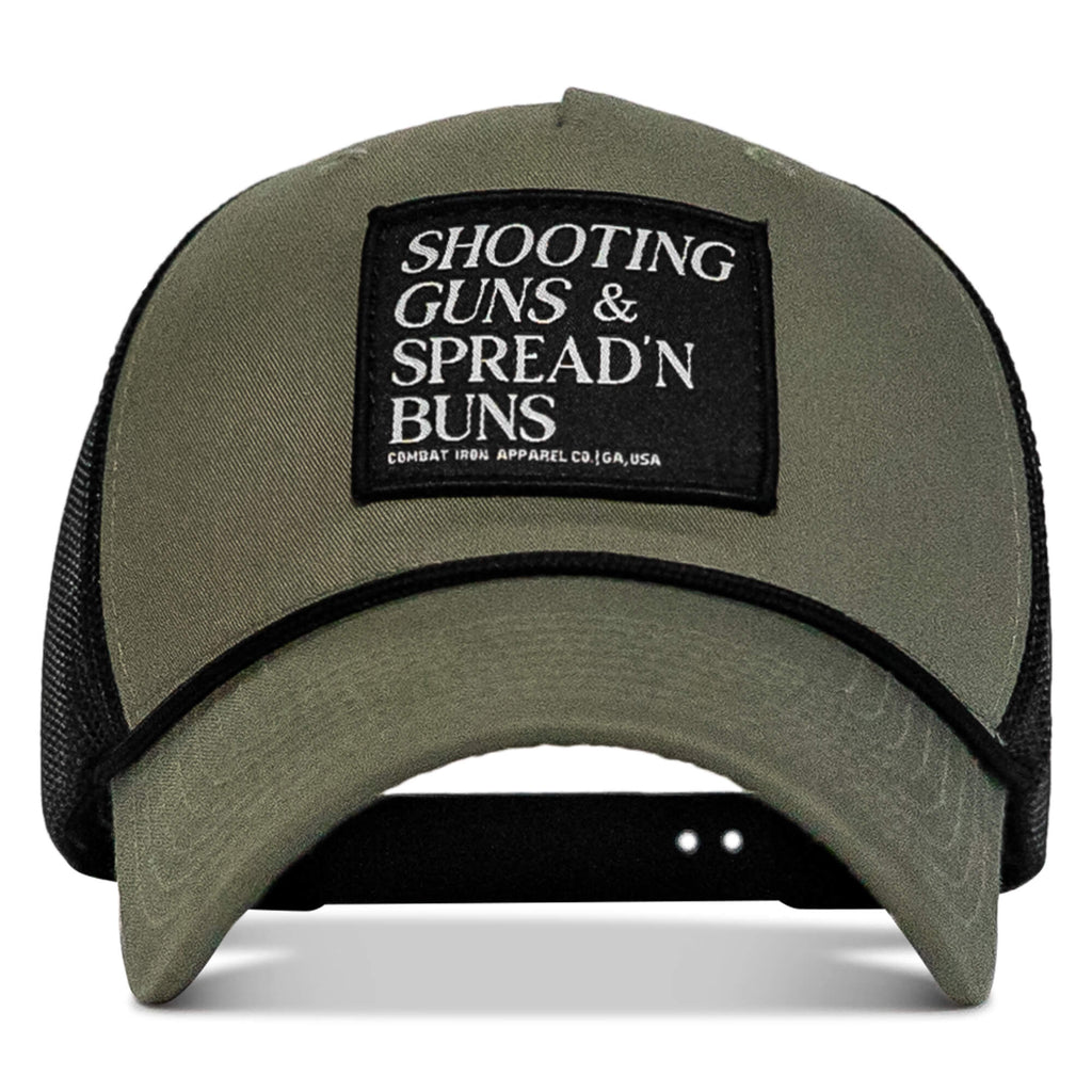 Shooting Guns & Spread'n Buns Patch Rope Snapback Hat