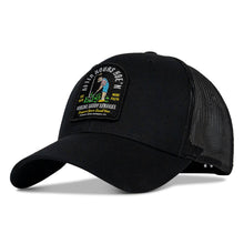 Load image into Gallery viewer, Close-up of the After Hours Hoe'n Farmer Patch Snapback Hat by Combat Iron Apparel, displaying the detailed embroidery on the patch.