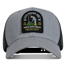 Load image into Gallery viewer, Another angle of the After Hours Hoe'n Farmer Patch Snapback Hat from Combat Iron Apparel, emphasizing the adjustable fit and stylish design.