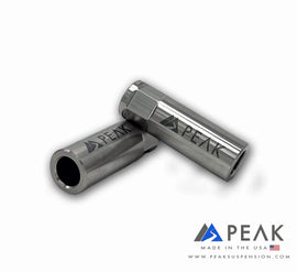 PEAK Tie Rod Reinforcement Sleeve set, made from high-quality stainless steel, designed for 2019+ Silverado/Sierra 1500, 2022+ Silverado 1500 ZR2 and 2022+ Sierra 1500 AT4X, ensuring durability and robust performance for off-road adventures.