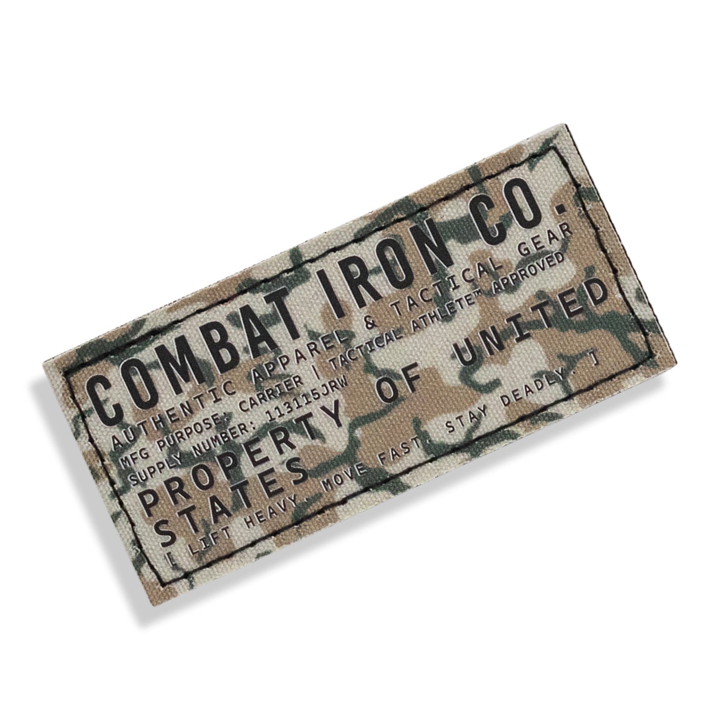 Combat Iron Co. Authentic Brand Velcro Patch