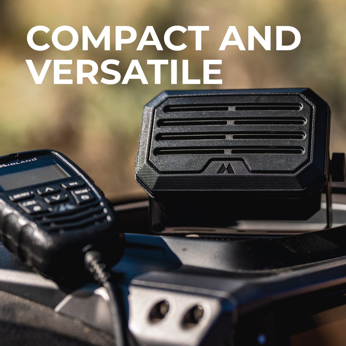 MXT575SPKM 50W MicroMobile GMRS Two-Way Radio |  Range Pro Trail Kit