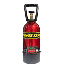 Load image into Gallery viewer, Compact and convenient 10 lb CO2 Spare Bottle Powdercoated by Power Tank for easy storage.