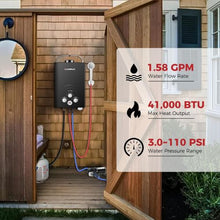 Load image into Gallery viewer, Camplux BW158BP60 Camping Water Heater With Pump Kit