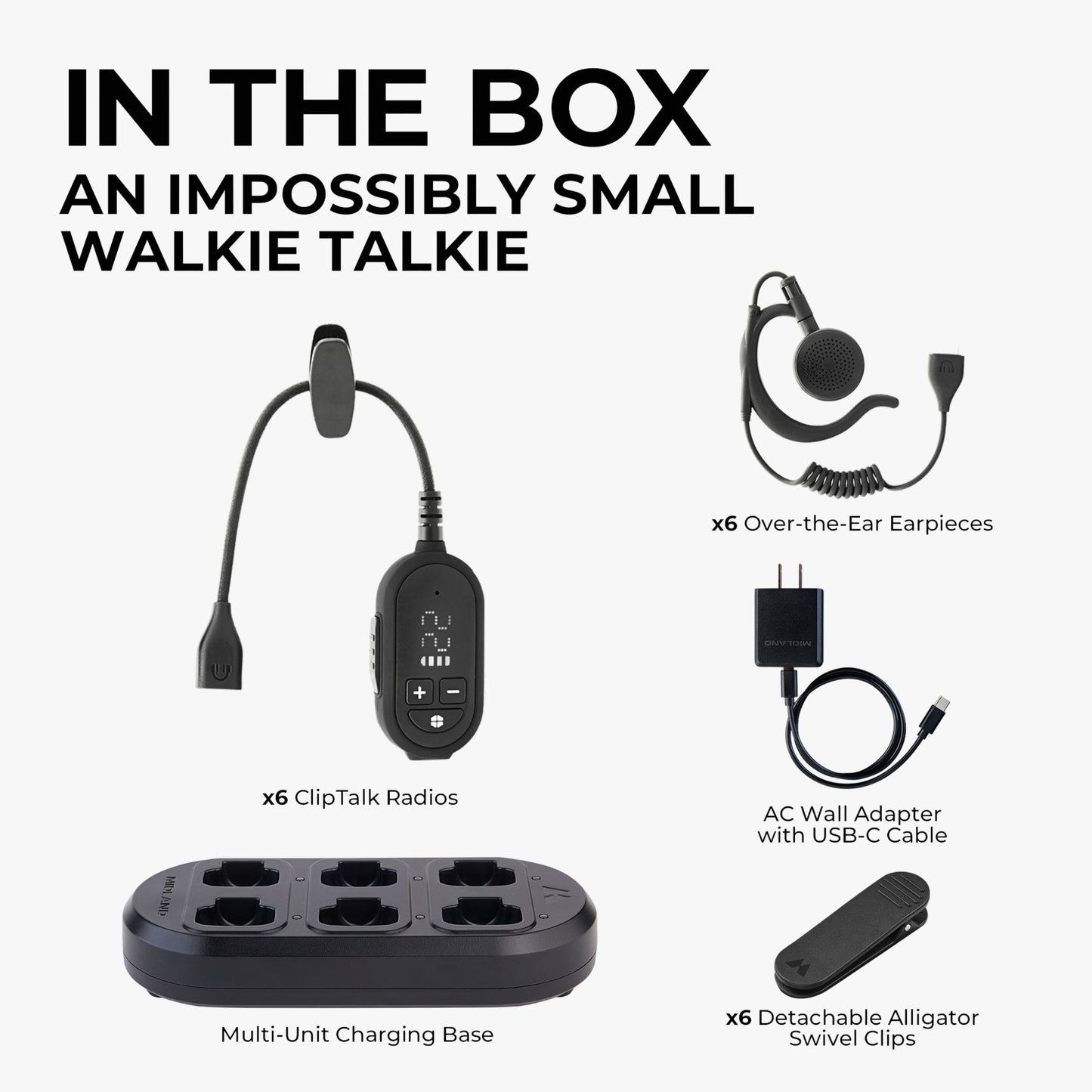 ClipTalk Micro Two-Way Radio