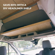 Load image into Gallery viewer, Ford Transit Headliner Shelf DIY Kit