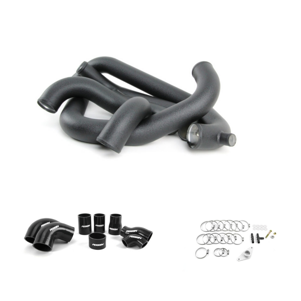 Perrin Performance  Front Mount Intercooler Piping Kit Red/Black/Neon Yellow Subaru STI 2015+ | PSP-ITR-438