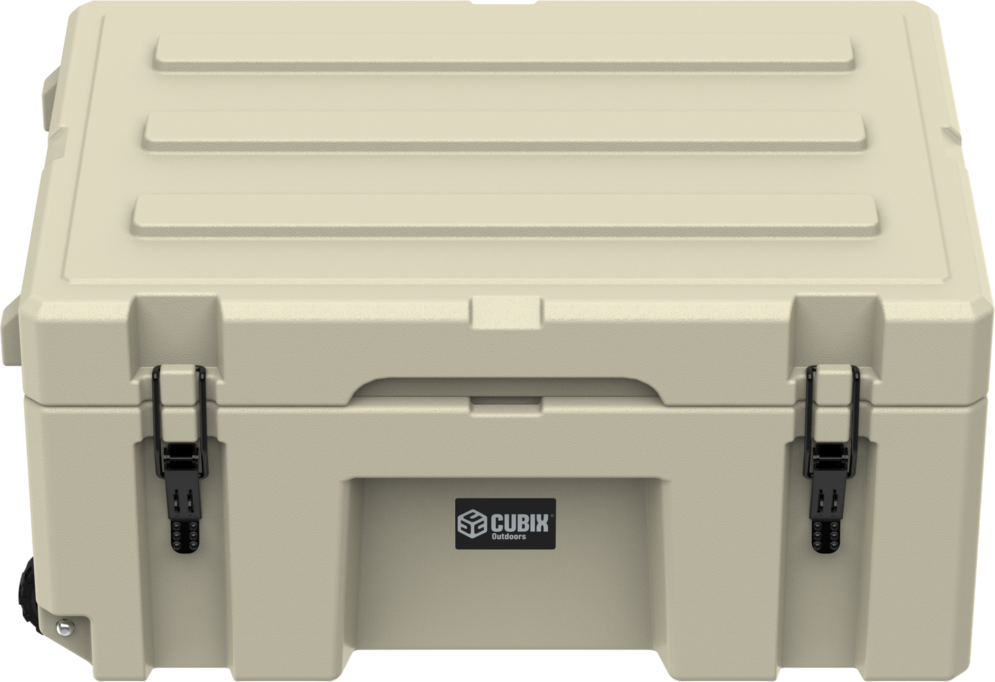 Cubix 76L Rolling Cargo Case — Wheeled Rotomolded Gear, Tool & Storage Box