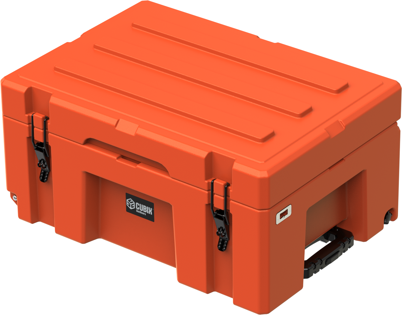 Cubix 76L Rolling Cargo Case — Wheeled Rotomolded Gear, Tool & Storage Box