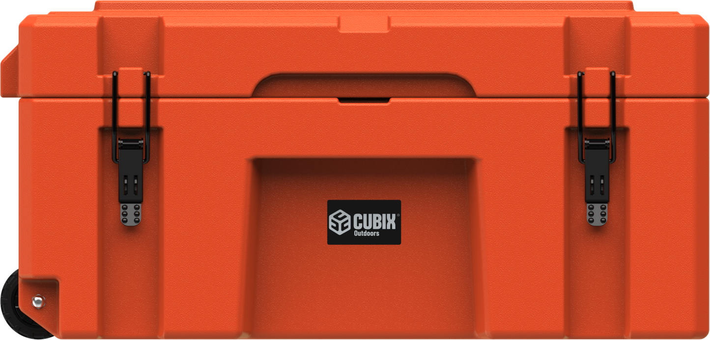 Cubix 76L Rolling Cargo Case — Wheeled Rotomolded Gear, Tool & Storage Box