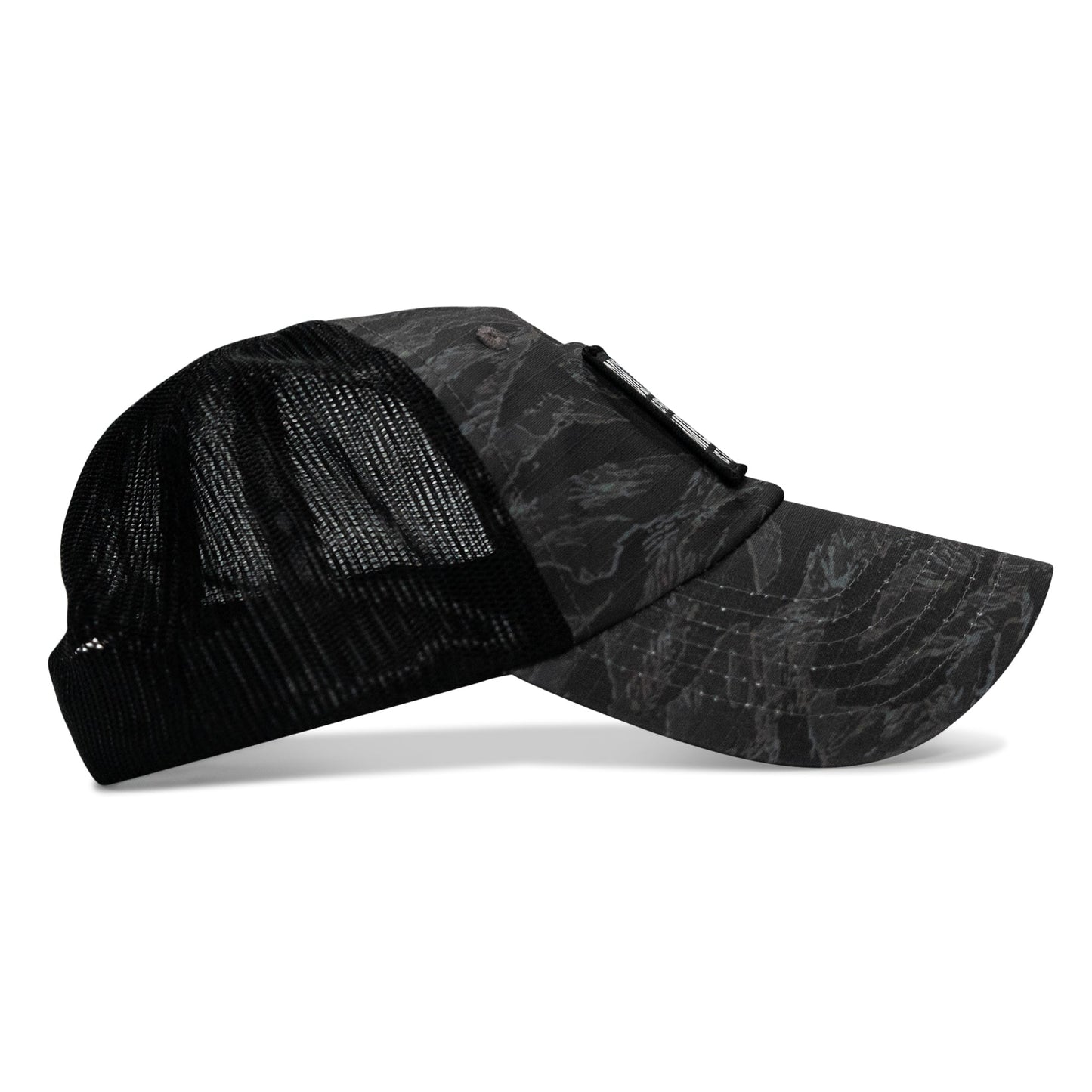 Death Is Promised. Mercy Is Earned Patch. Tactical Ripstop Mesh Snapback Hat