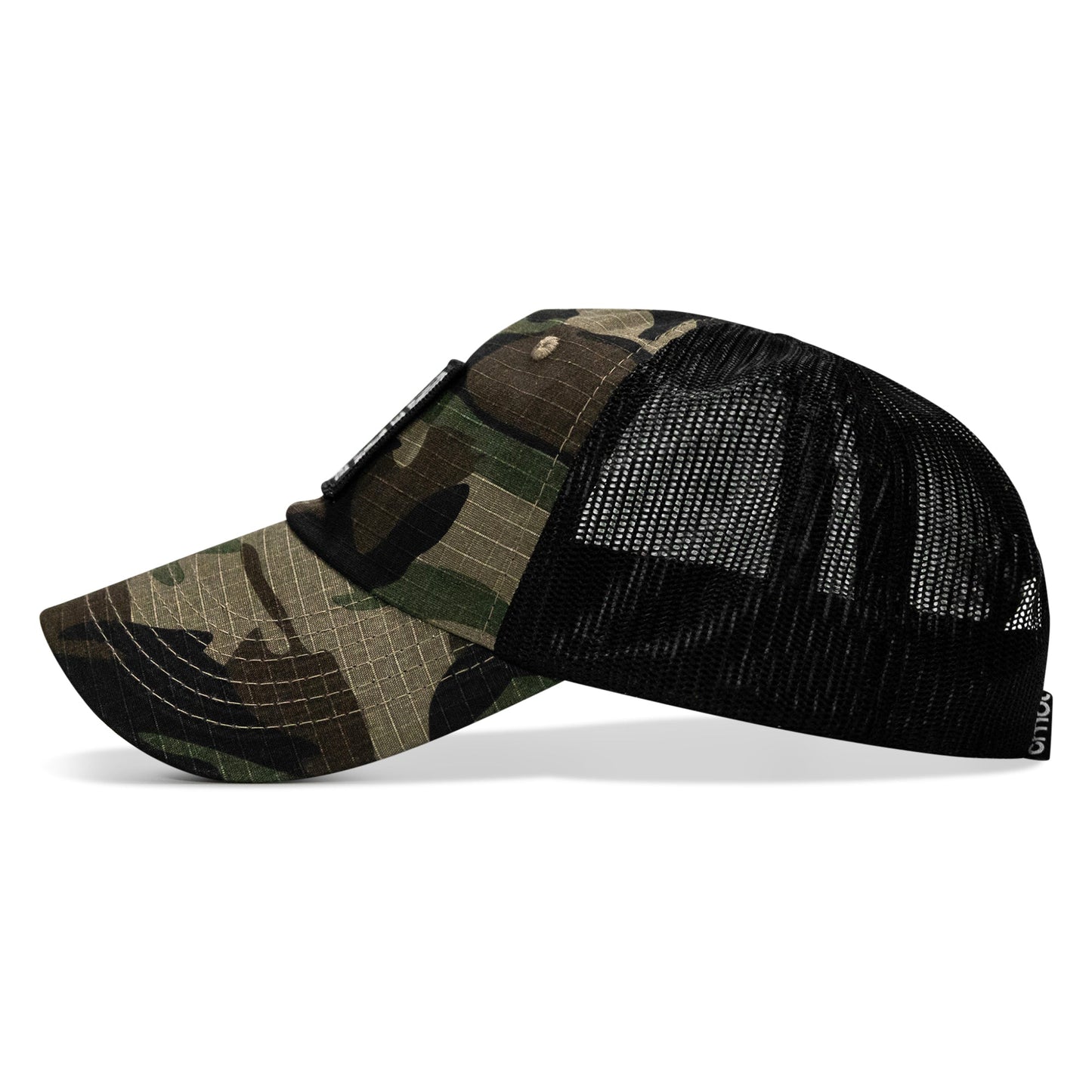 Death Is Promised. Mercy Is Earned Patch. Tactical Ripstop Mesh Snapback Hat