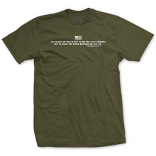 Load image into Gallery viewer, Die For Your Country Patton Quote T-Shirt