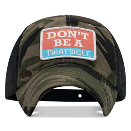 Don't Be A Twatsicle Patch Ripstop Mesh Snapback Hat