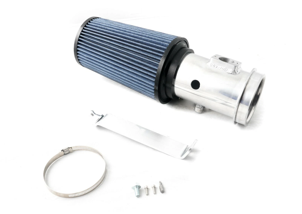 Rudy's Polished Cold Air Intake Kit Oiled Filters For 08-10 Ford 6.4 Powerstroke
