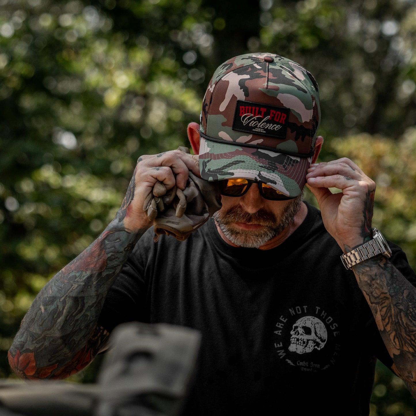 Built For Violence Patch Waterproof Weekender Snapback