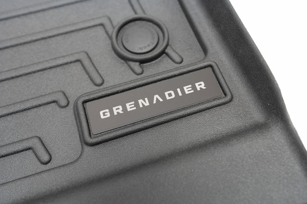 "Grenadier" Weathertech Floor Mat Logo (Etched Acrylic) - Universal