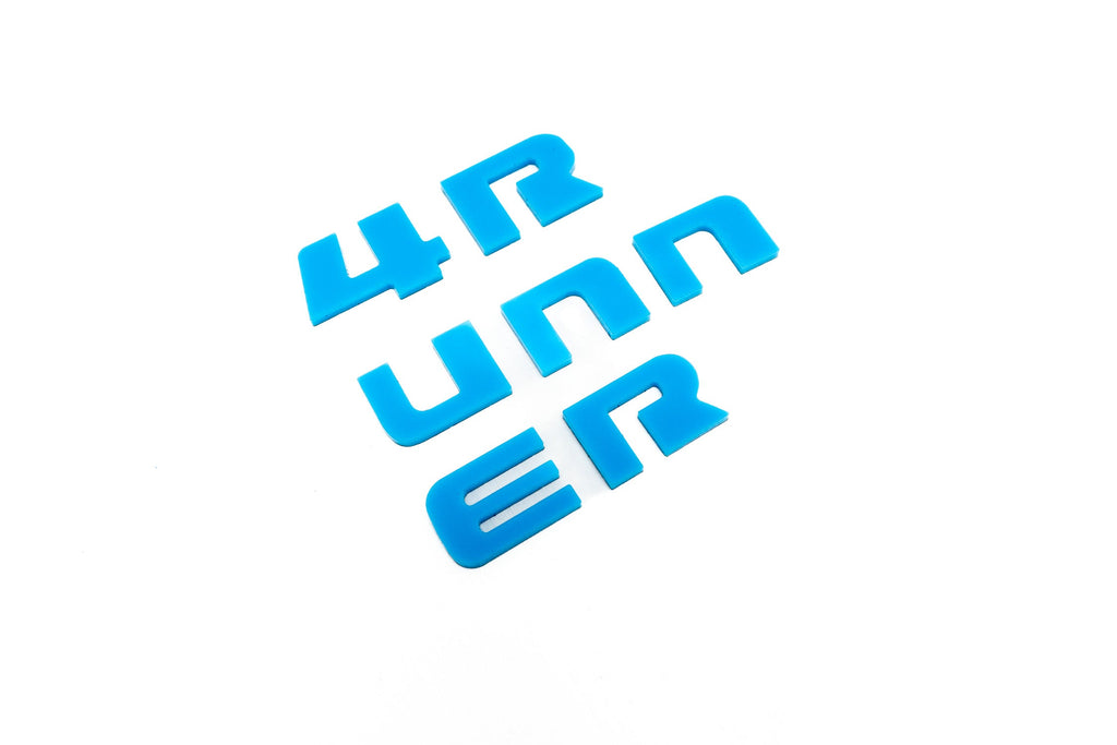 "4RUNNER" Dash Letters with Template - 2025+ 4Runner