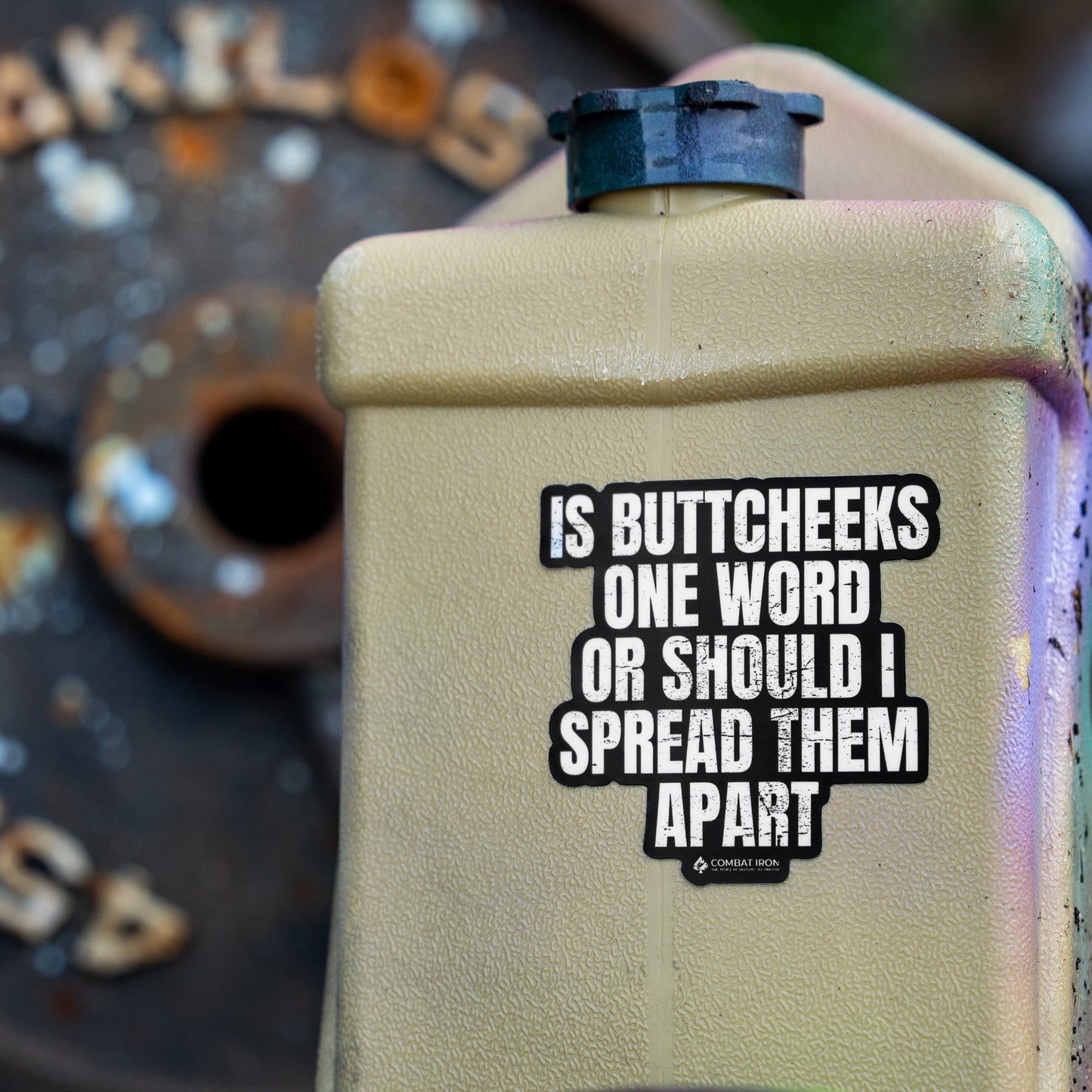 Is Buttcheeks One Word Or Should I Spread Them Apart Decal