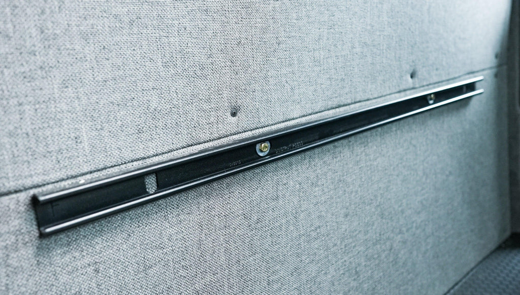 Transit Precut and Drilled Unistrut for Mounting Cabinetry