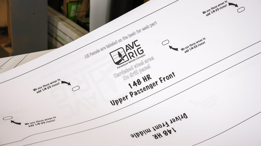 Transit Paper Patterns: Rear Doors and Slider Door