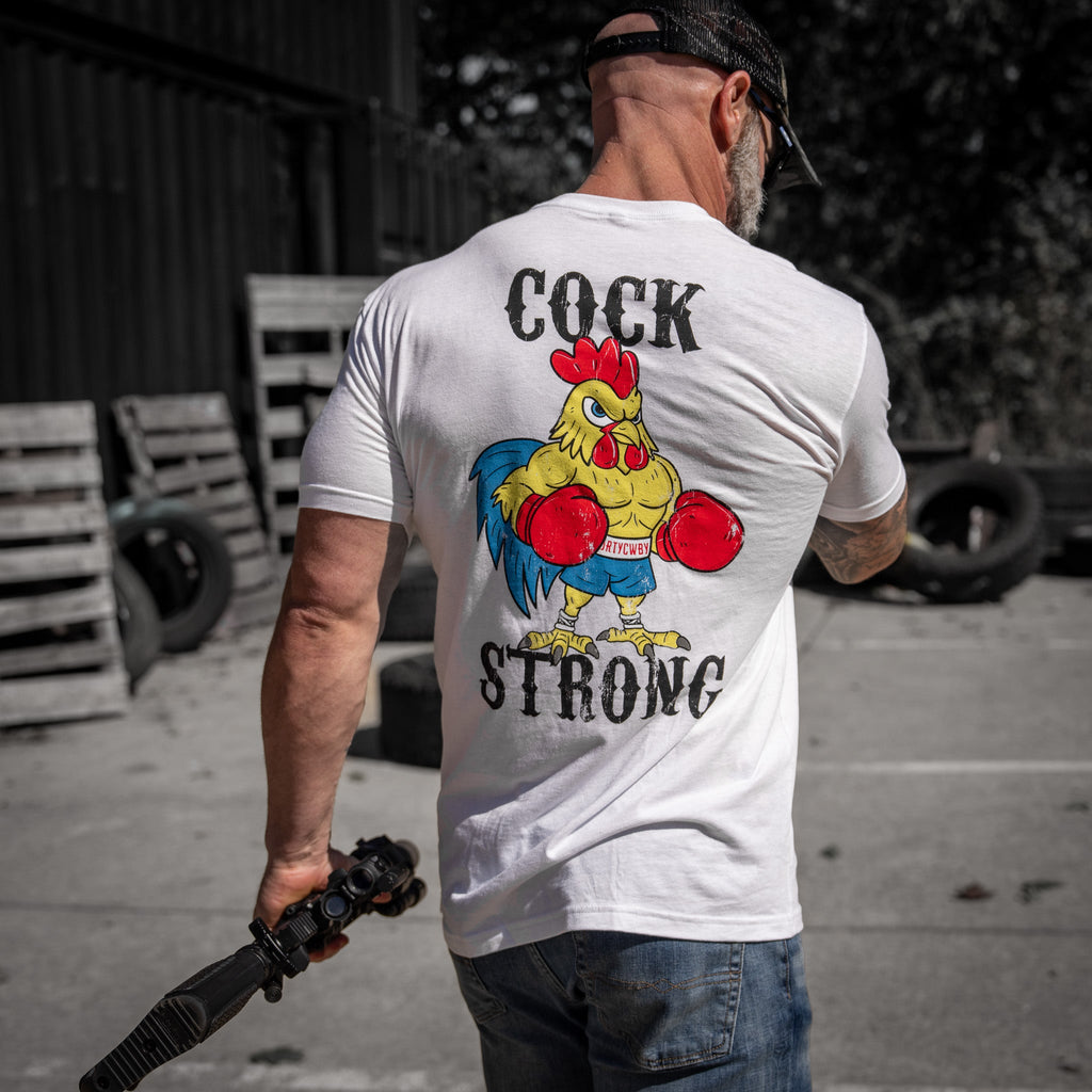 Boxing Chicken Cock Strong Men's T-Shirt
