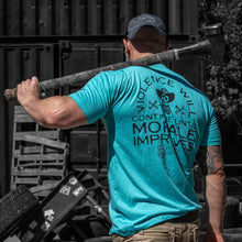 Load image into Gallery viewer, Violence Will Continue Until Morale Improves Men's T-Shirt