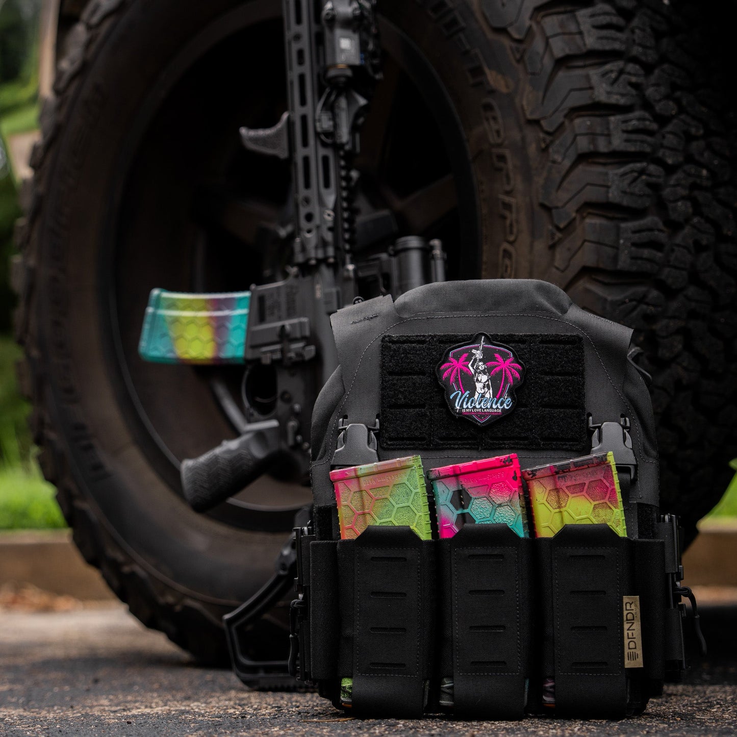 Violence Is My Love Language Velcro Patch