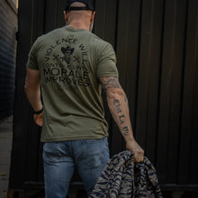 Load image into Gallery viewer, Violence Will Continue Until Morale Improves Men's T-Shirt