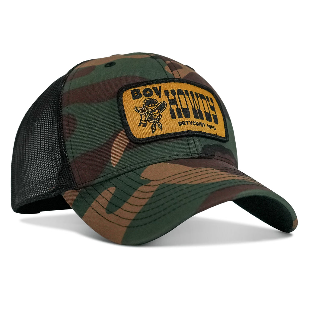 Boy Howdy Western Patch Snapback Hat